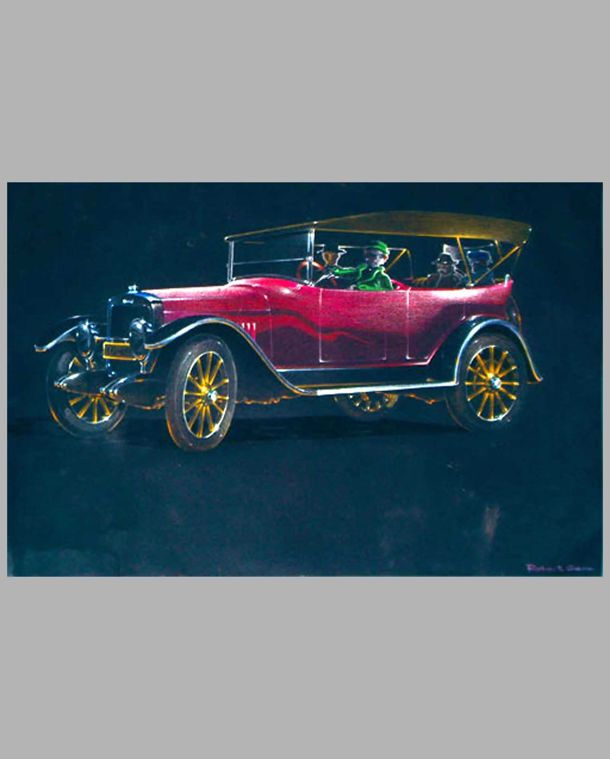 1920's Phaeton drawing by Robert Genn