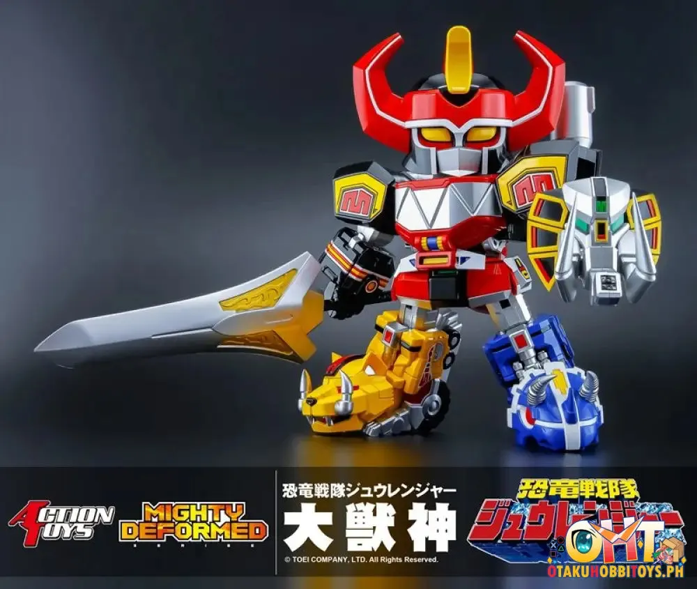 Action Toys Kyoryu Sentai Zyuranger MIGHTY DEFORMED Dino Megazord Daizyujin