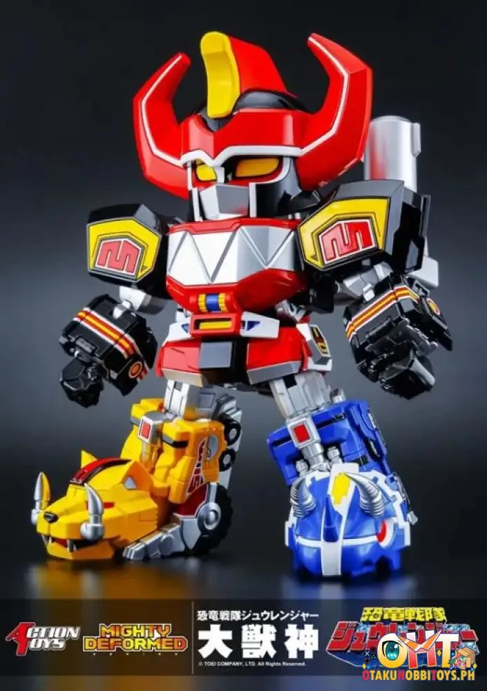 Action Toys Kyoryu Sentai Zyuranger MIGHTY DEFORMED Dino Megazord Daizyujin