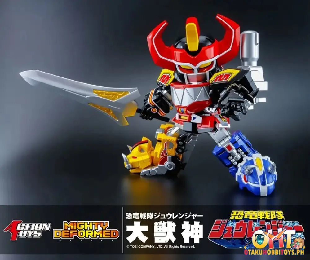 Action Toys Kyoryu Sentai Zyuranger MIGHTY DEFORMED Dino Megazord Daizyujin