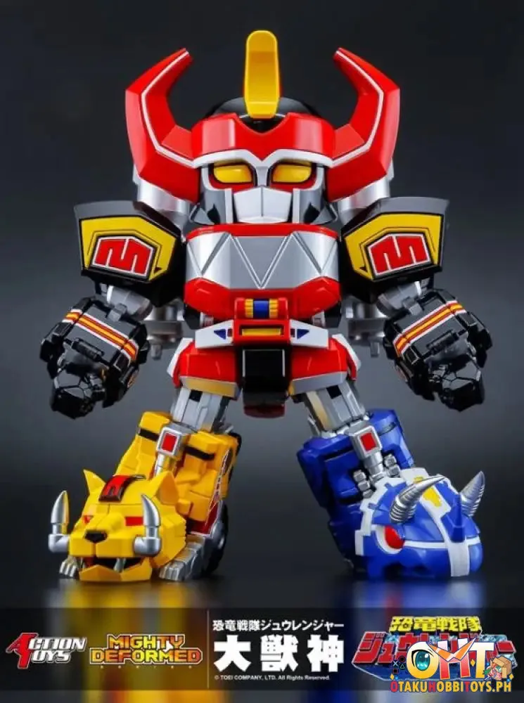 Action Toys Kyoryu Sentai Zyuranger MIGHTY DEFORMED Dino Megazord Daizyujin