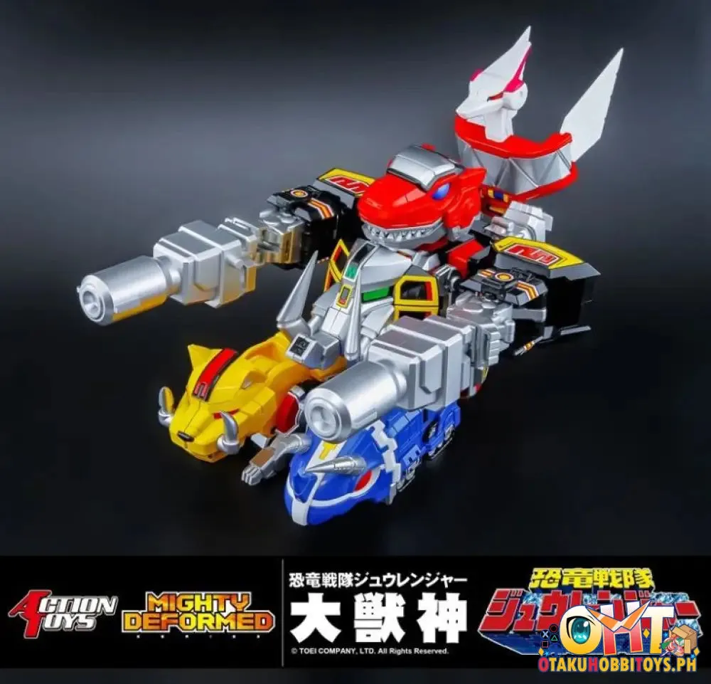 Action Toys Kyoryu Sentai Zyuranger MIGHTY DEFORMED Dino Megazord Daizyujin