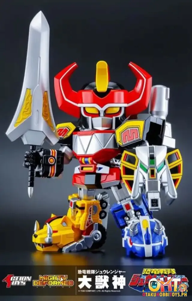 Action Toys Kyoryu Sentai Zyuranger MIGHTY DEFORMED Dino Megazord Daizyujin