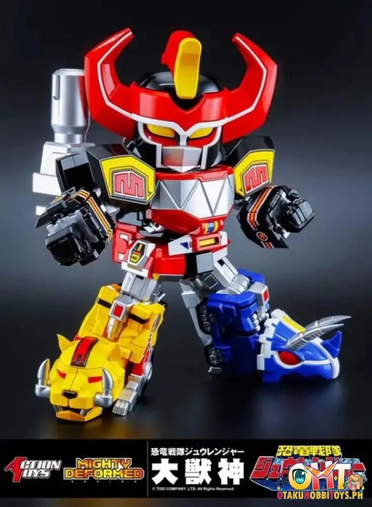 Action Toys Kyoryu Sentai Zyuranger MIGHTY DEFORMED Dino Megazord Daizyujin