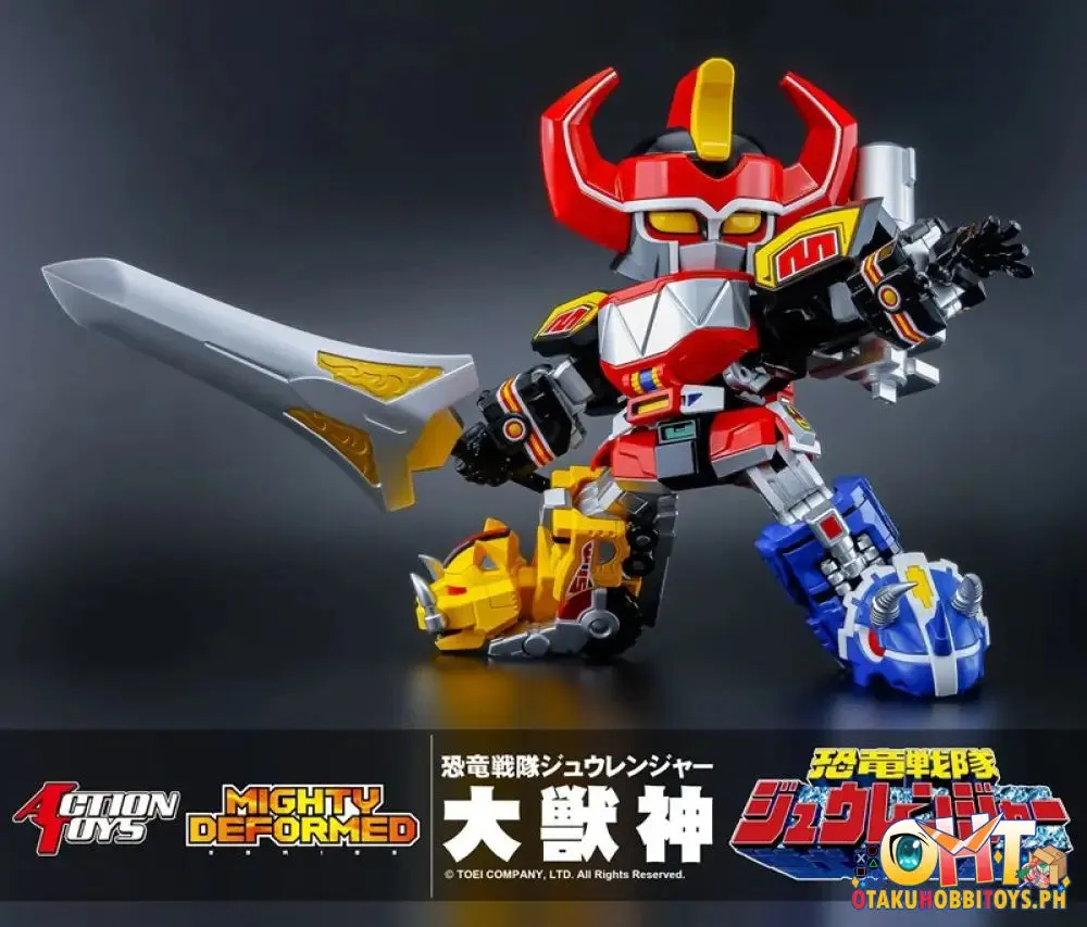 Action Toys Kyoryu Sentai Zyuranger MIGHTY DEFORMED Dino Megazord Daizyujin