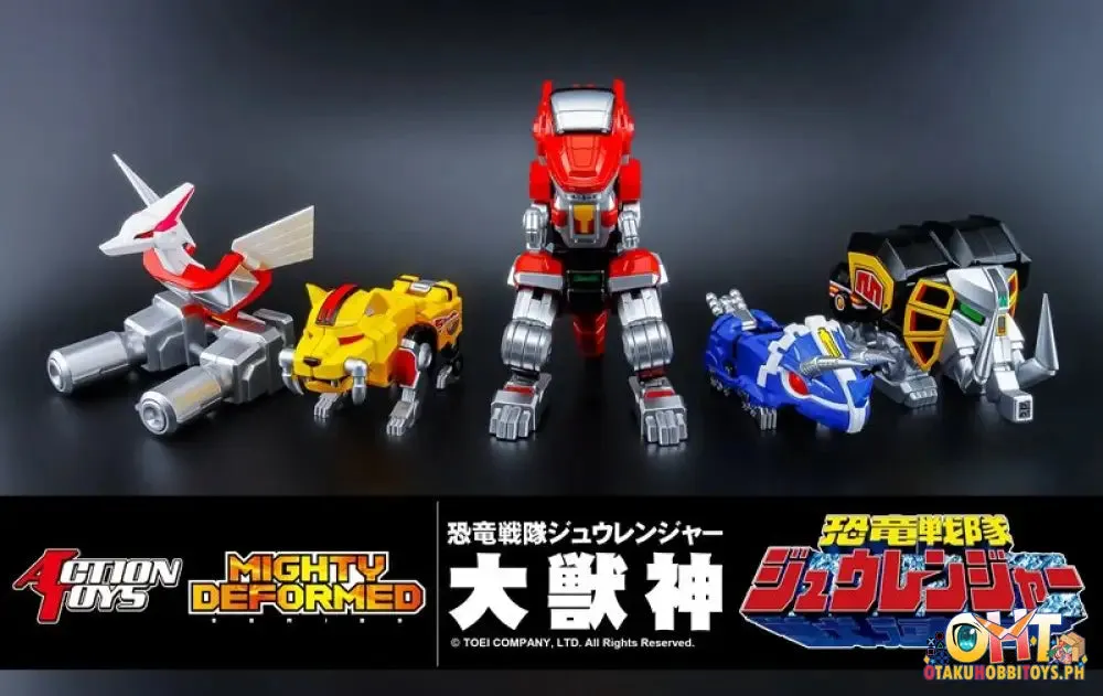 Action Toys Kyoryu Sentai Zyuranger MIGHTY DEFORMED Dino Megazord Daizyujin