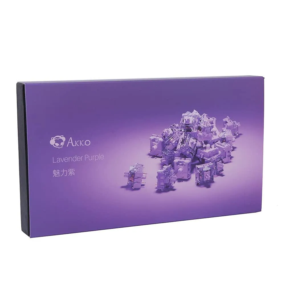 Akko CS Mechanical Switch Keyboard Replacement 45 Pcs (Lavender Purple)