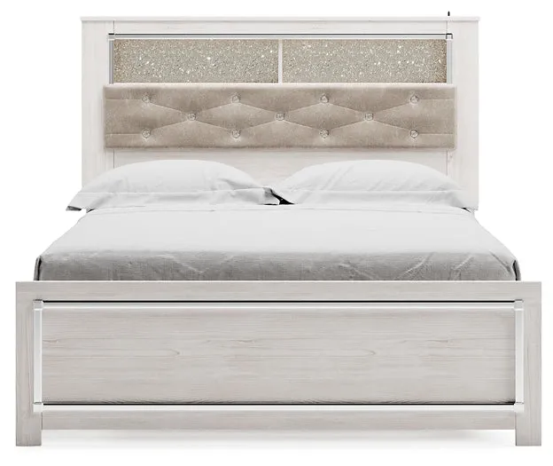 Altyra Queen Panel Bookcase Bed