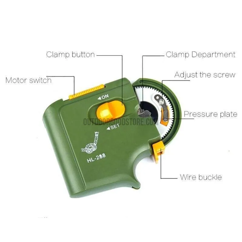 Automatic Portable Electric Fishing Hook Knot Tier