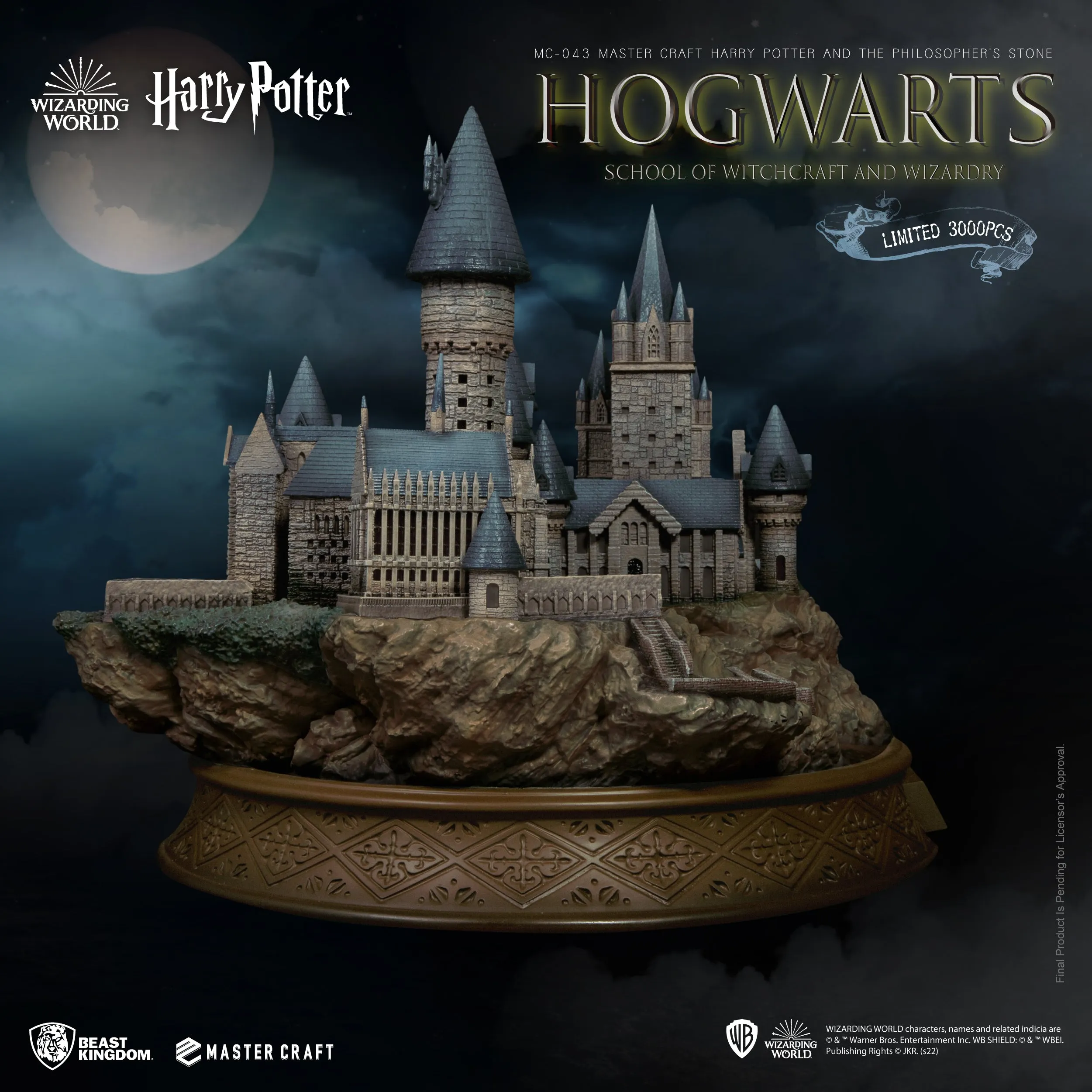 Beast Kingdom MC-043 Harry Potter And The Philosopher's Stone Master Craft Hogwarts School Of Witchcraft And Wizardry 1:4 Scale Master Craft Figure Statue