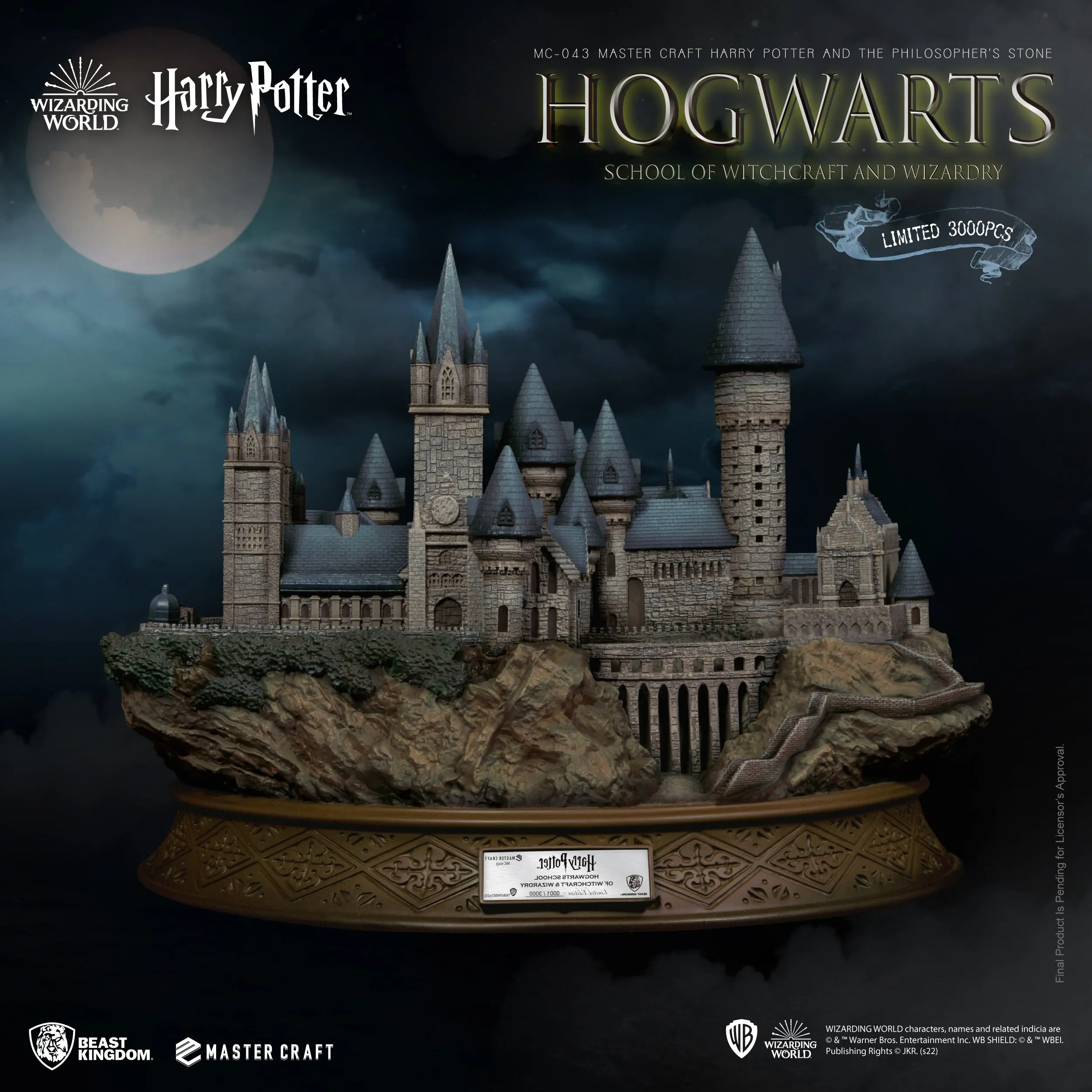 Beast Kingdom MC-043 Harry Potter And The Philosopher's Stone Master Craft Hogwarts School Of Witchcraft And Wizardry 1:4 Scale Master Craft Figure Statue