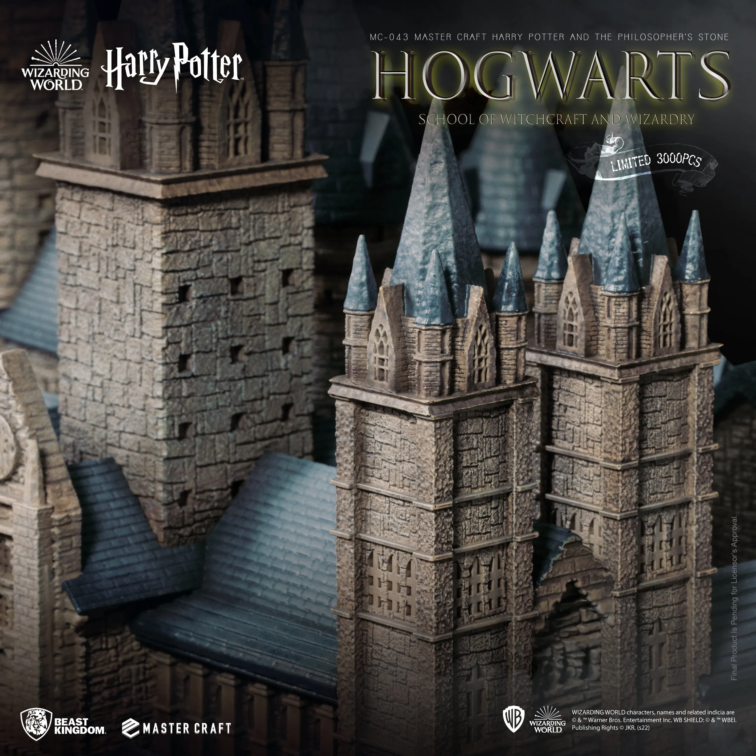 Beast Kingdom MC-043 Harry Potter And The Philosopher's Stone Master Craft Hogwarts School Of Witchcraft And Wizardry 1:4 Scale Master Craft Figure Statue