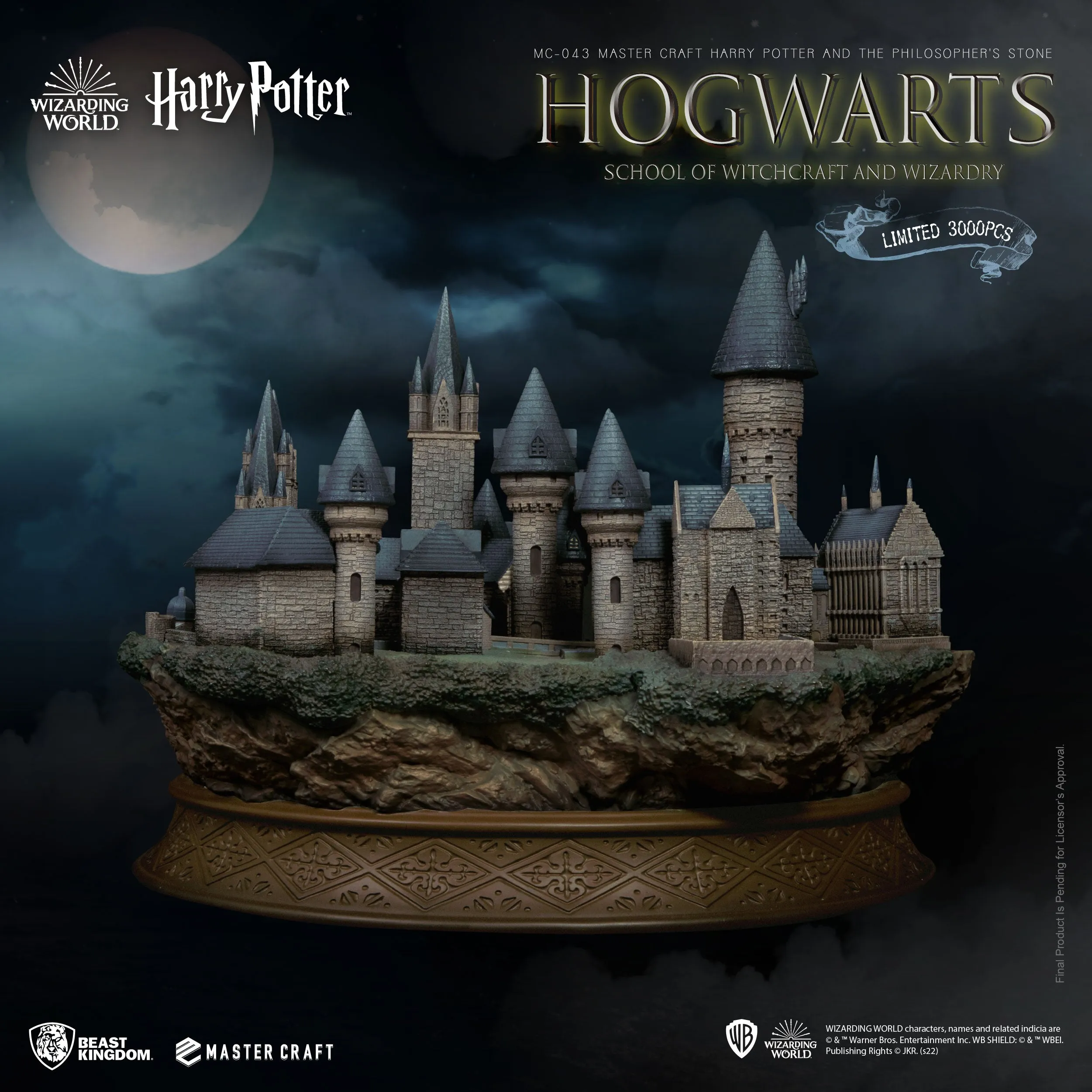 Beast Kingdom MC-043 Harry Potter And The Philosopher's Stone Master Craft Hogwarts School Of Witchcraft And Wizardry 1:4 Scale Master Craft Figure Statue