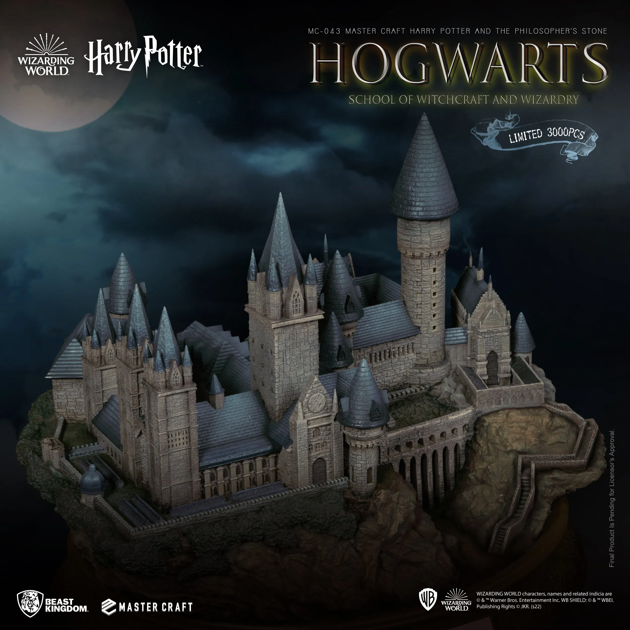 Beast Kingdom MC-043 Harry Potter And The Philosopher's Stone Master Craft Hogwarts School Of Witchcraft And Wizardry 1:4 Scale Master Craft Figure Statue