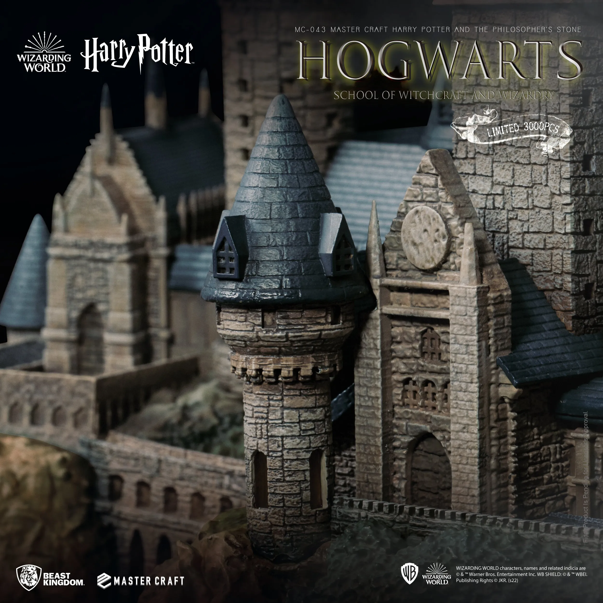 Beast Kingdom MC-043 Harry Potter And The Philosopher's Stone Master Craft Hogwarts School Of Witchcraft And Wizardry 1:4 Scale Master Craft Figure Statue