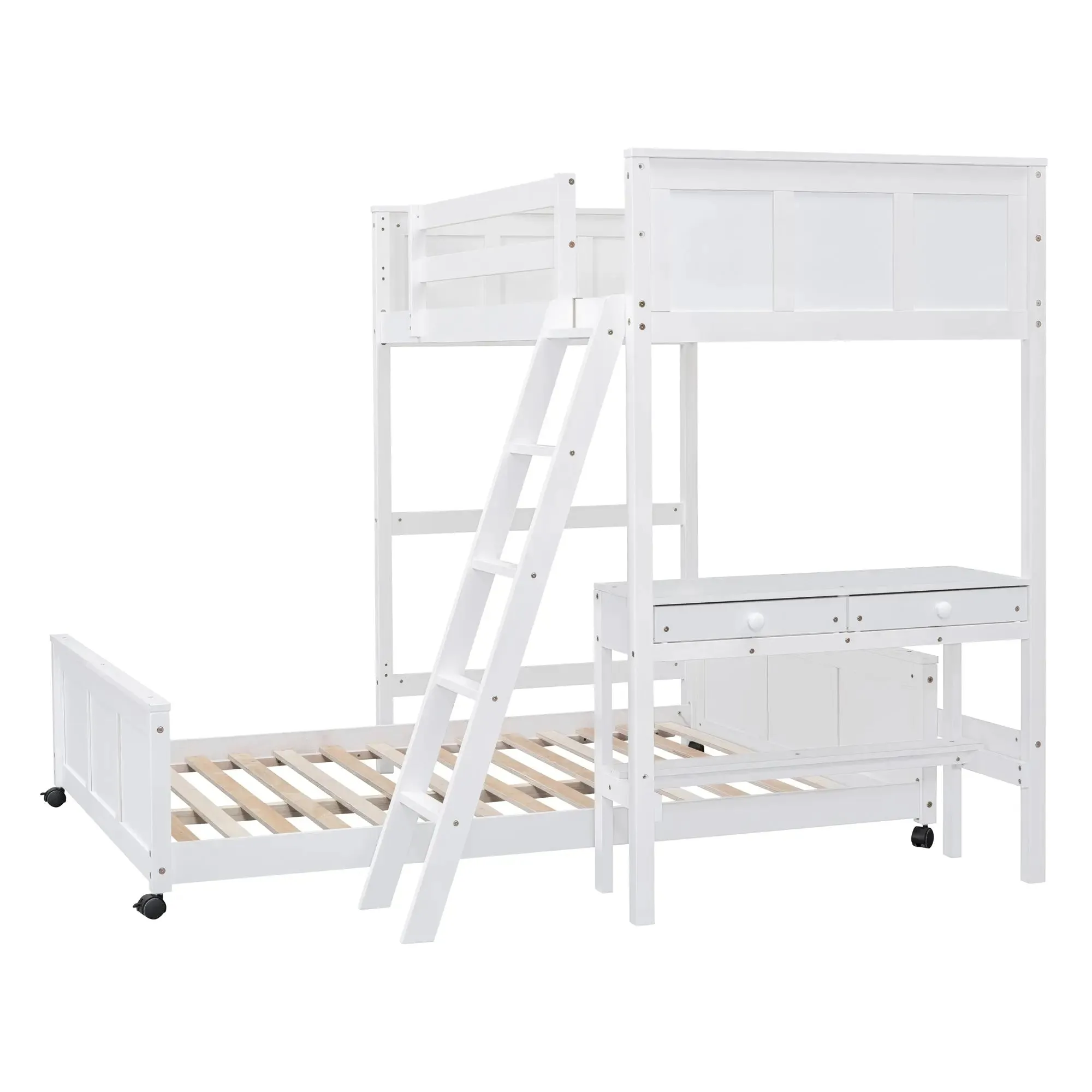 Bellemave® Bunk Bed with Desk