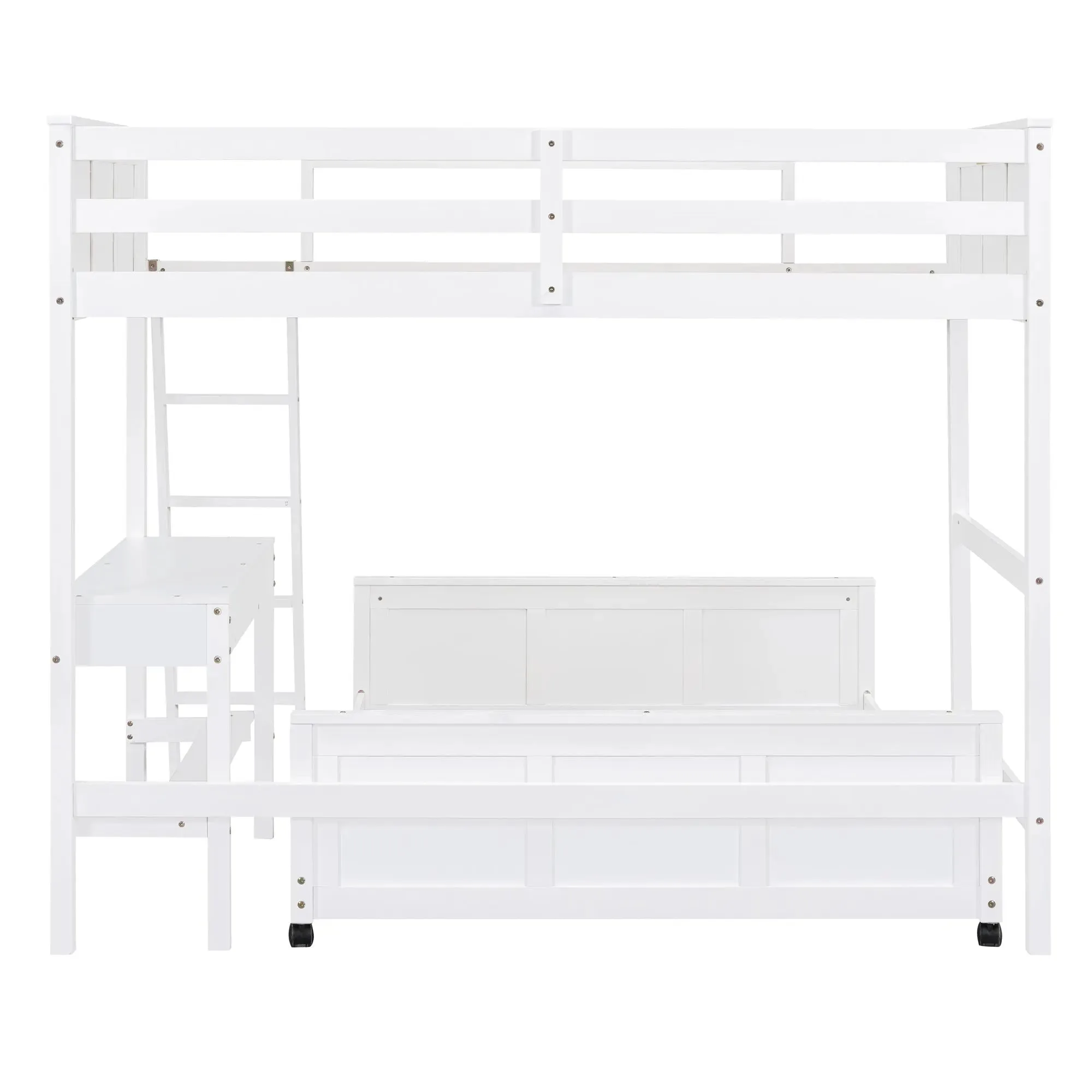 Bellemave® Bunk Bed with Desk