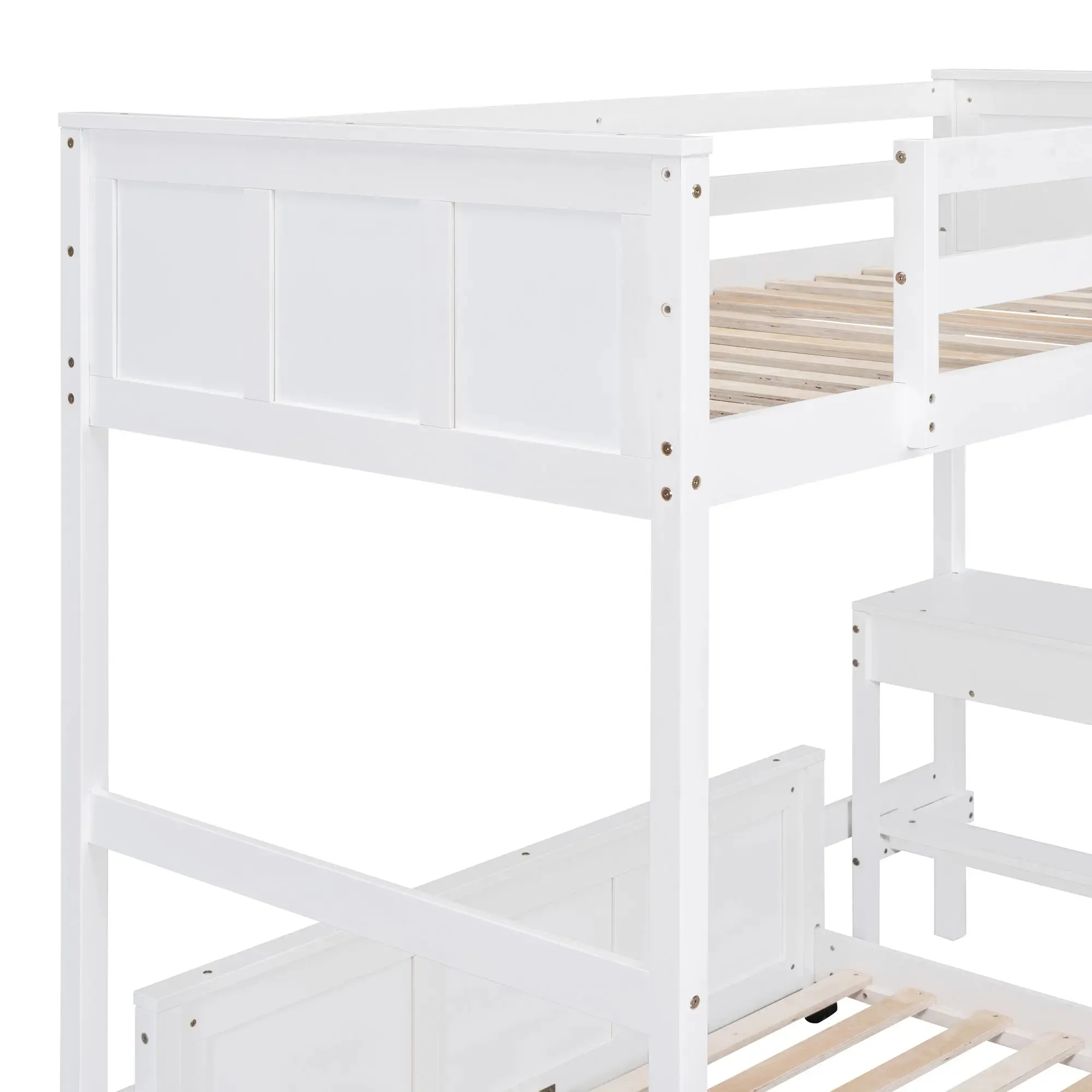 Bellemave® Bunk Bed with Desk