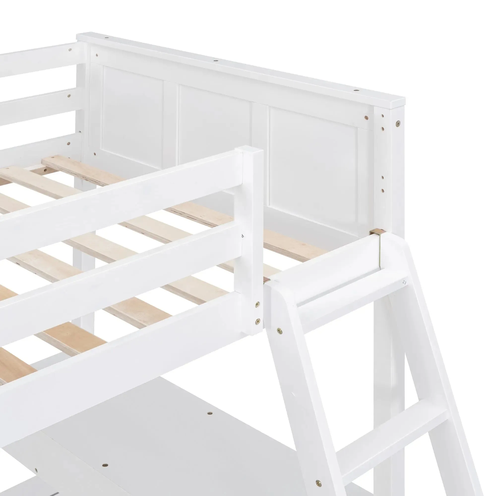 Bellemave® Bunk Bed with Desk