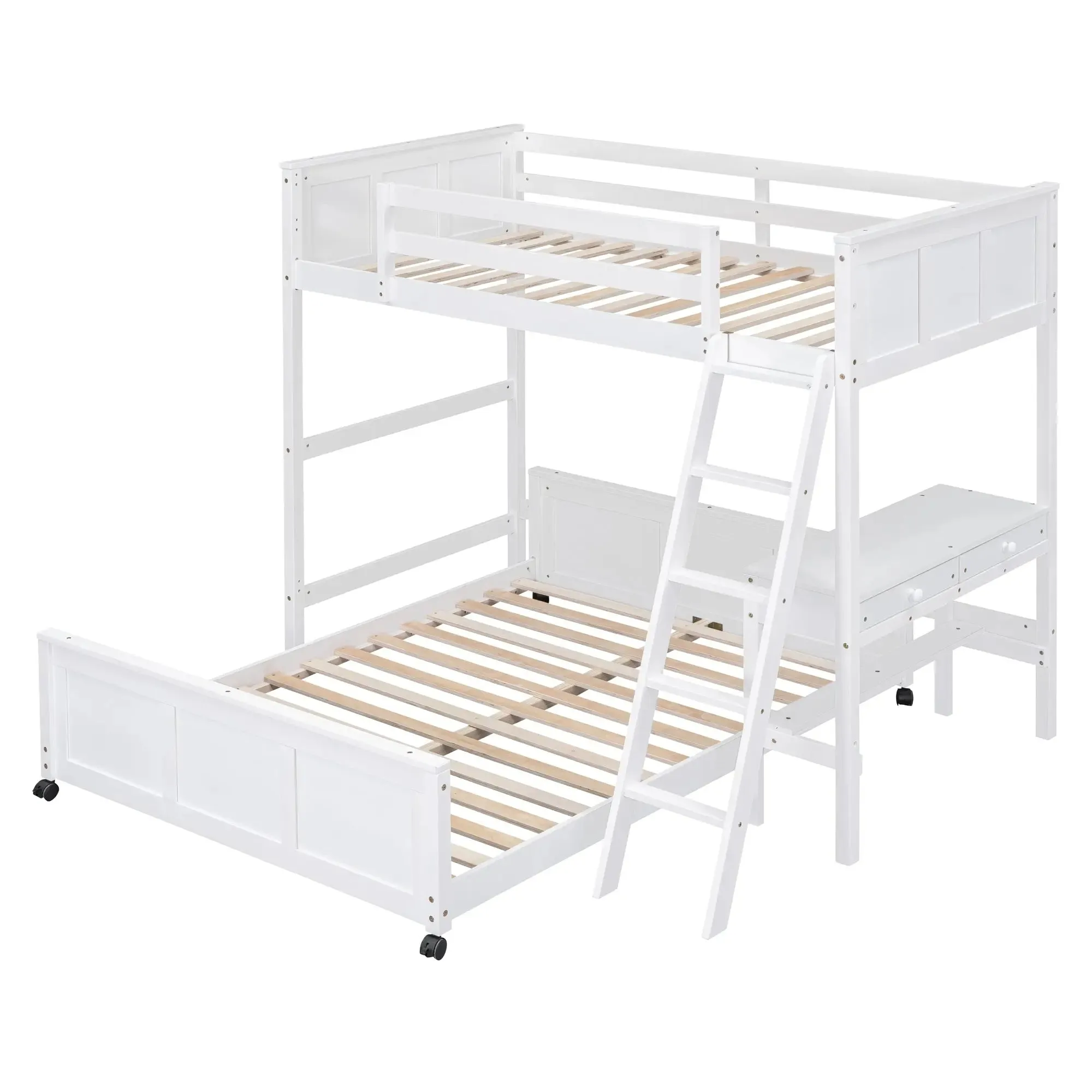 Bellemave® Bunk Bed with Desk