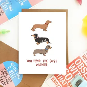 BEST WIENER CARD