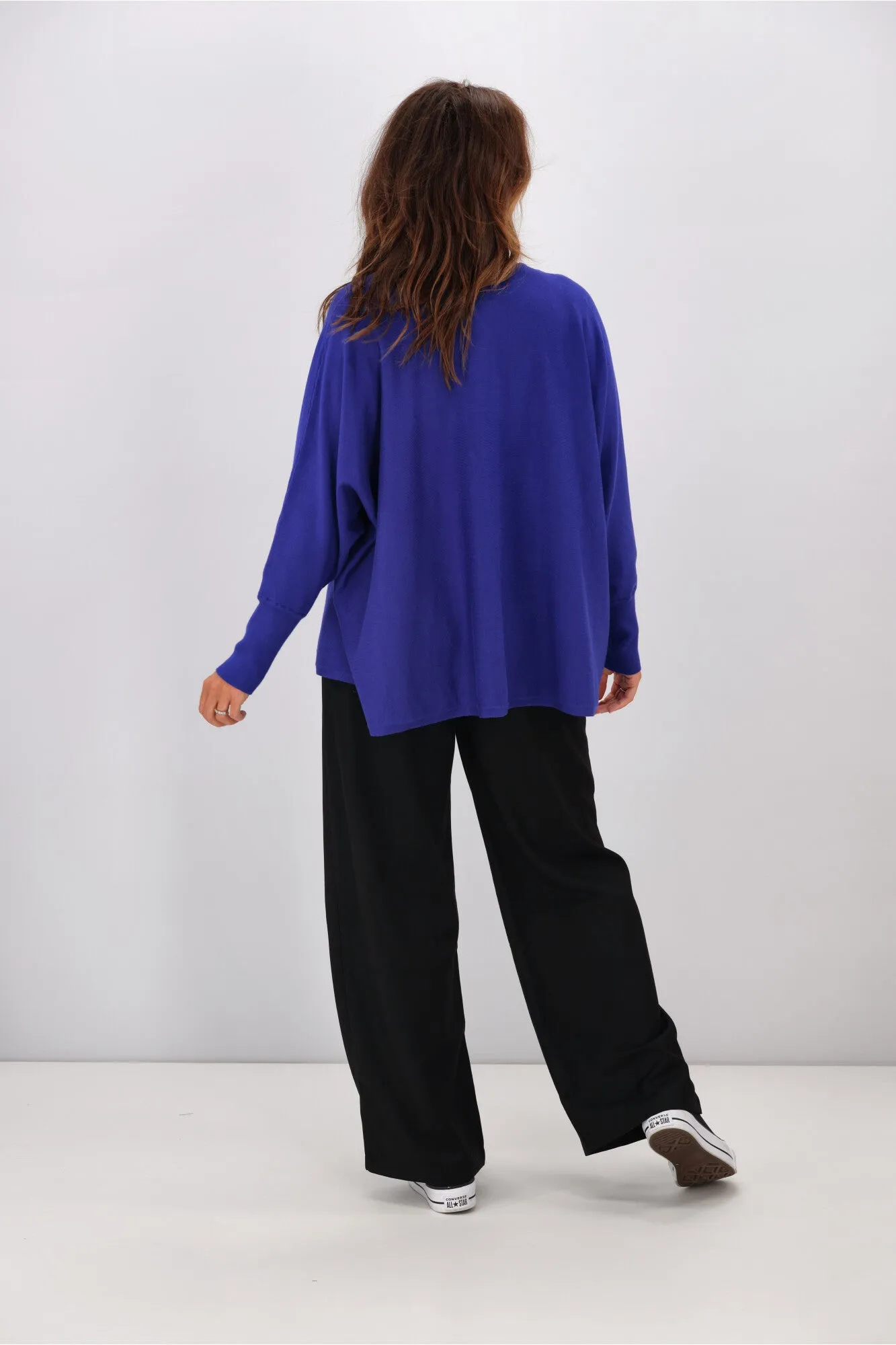 Betty Basics Destiny Knit Jumper Electric Blue