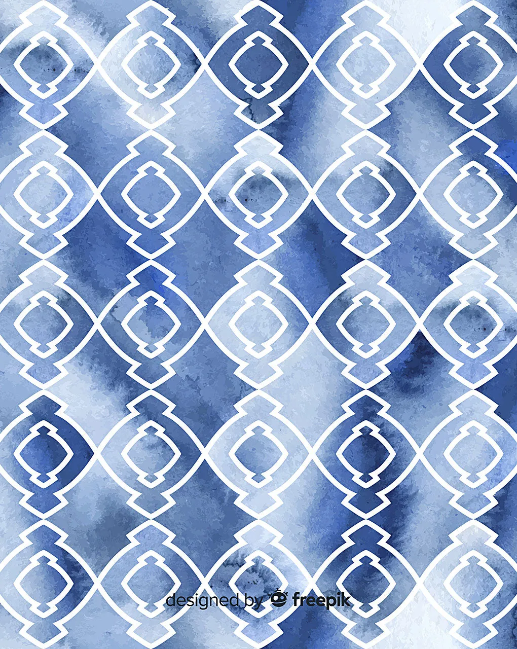 Blue Pottery Digital Print