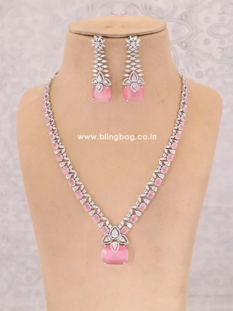 Blush Bianca Zirconia Jewellery Set