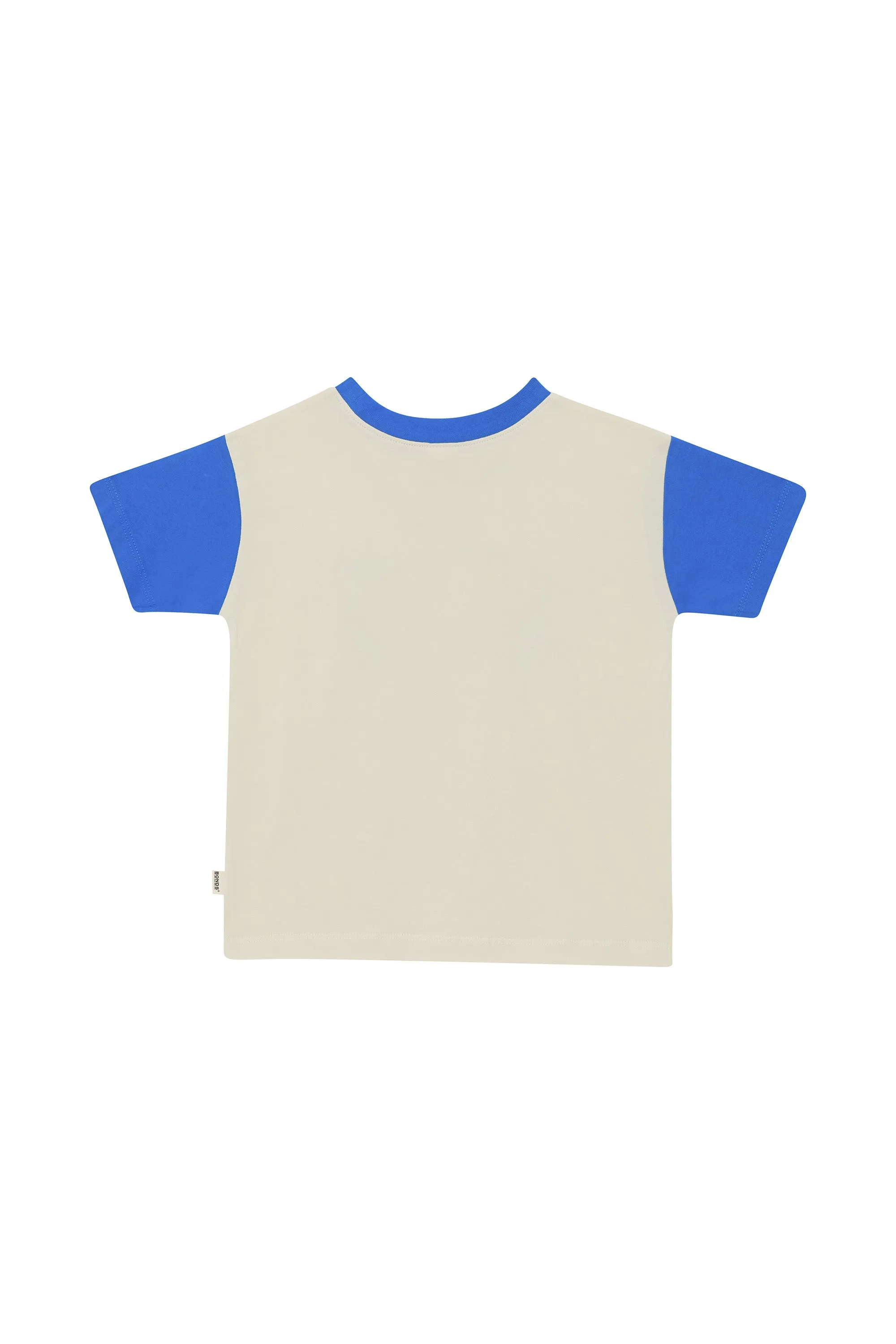 Bonds Kids Short Sleeve Crew Tee - 1915 Blue/Green