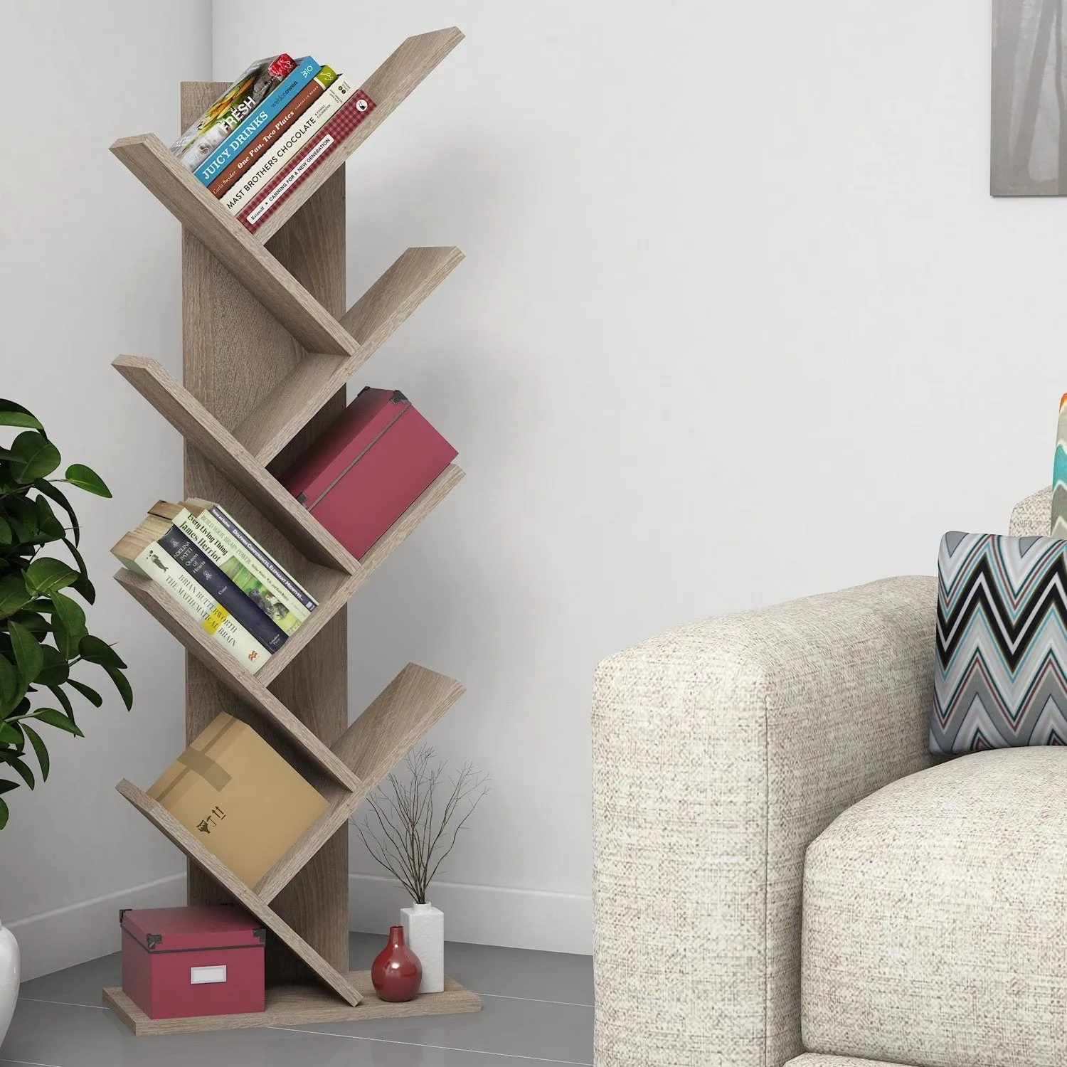 Bookshelf Hitit - Walnut