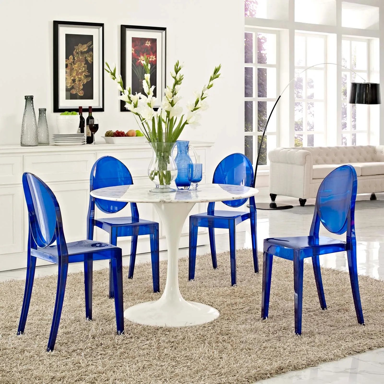 Casper Dining Chairs Set of 4 by Modway