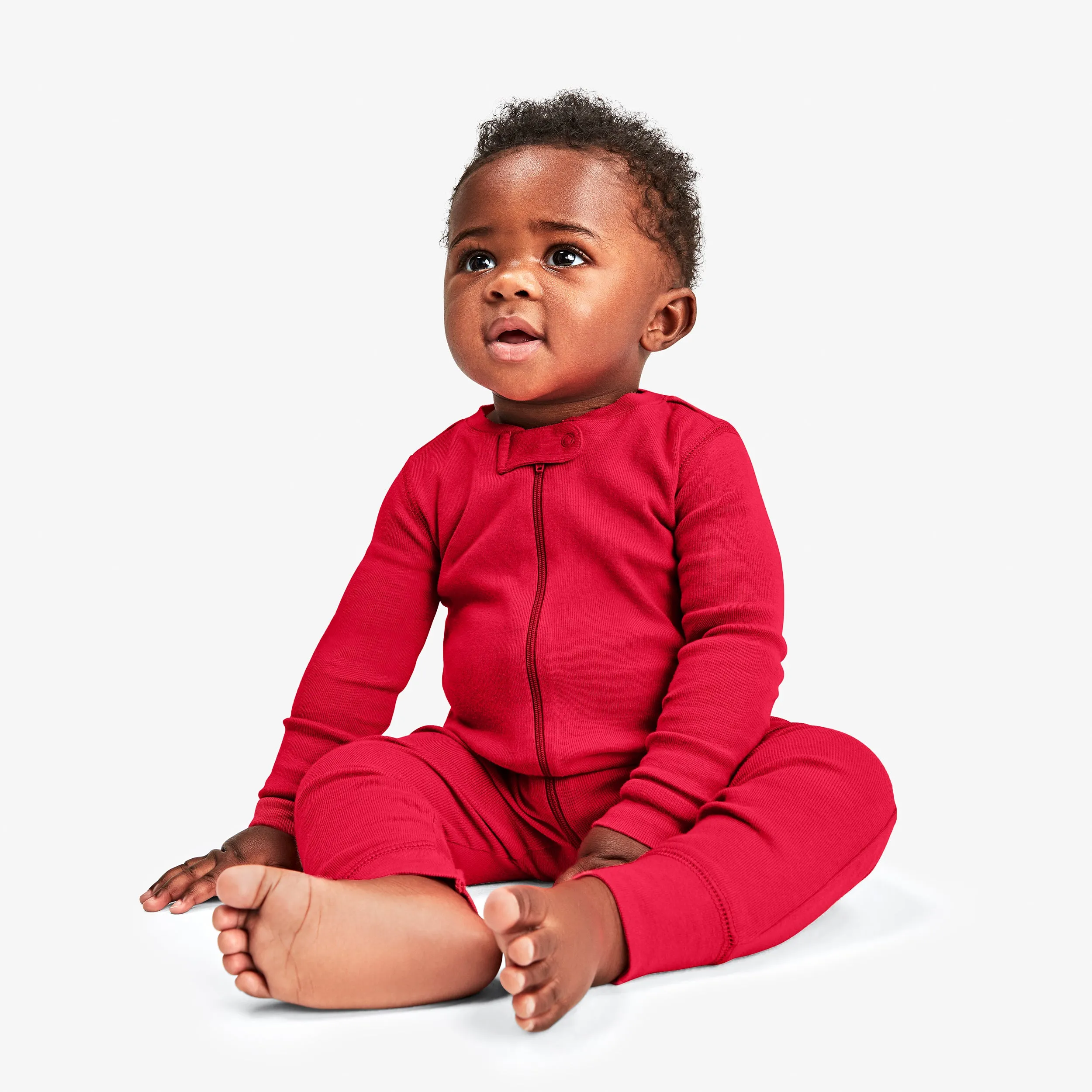 Clearance organic zip romper