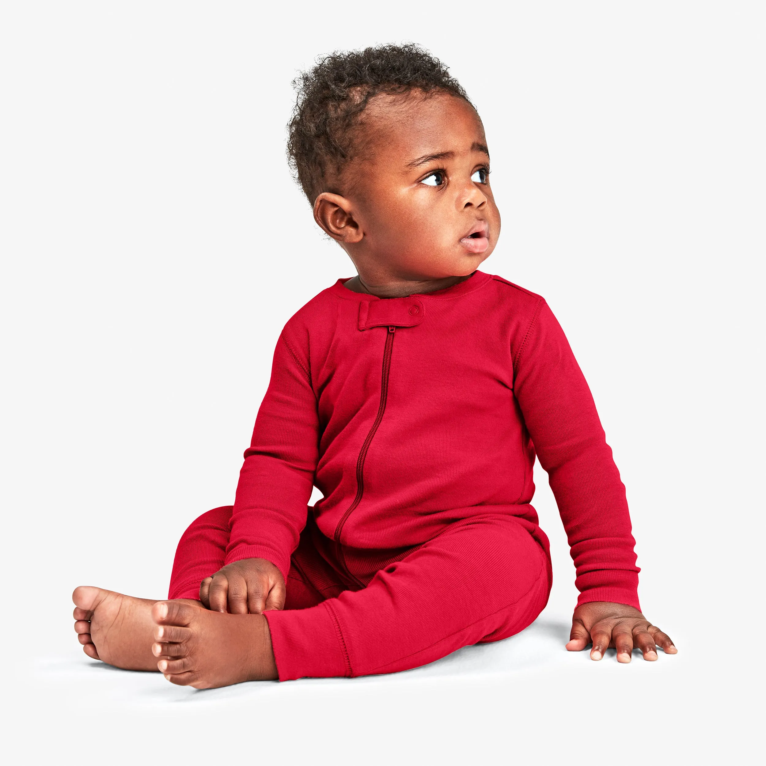 Clearance organic zip romper