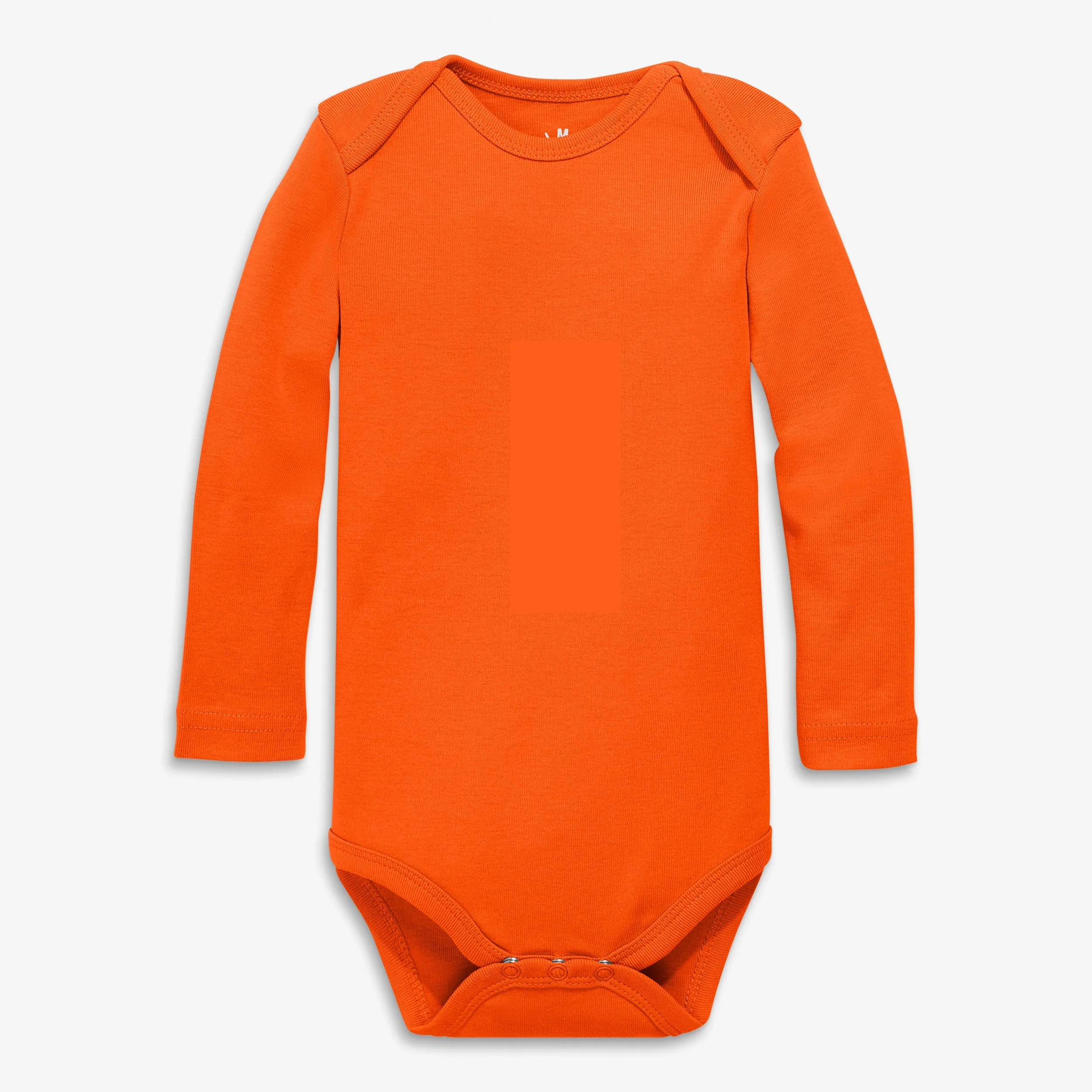 Clearance the organic long sleeve babysuit in seasonal colors