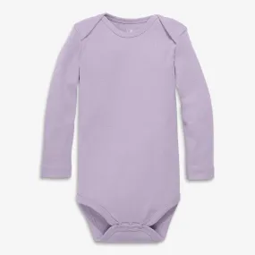 Clearance the organic long sleeve babysuit in seasonal colors