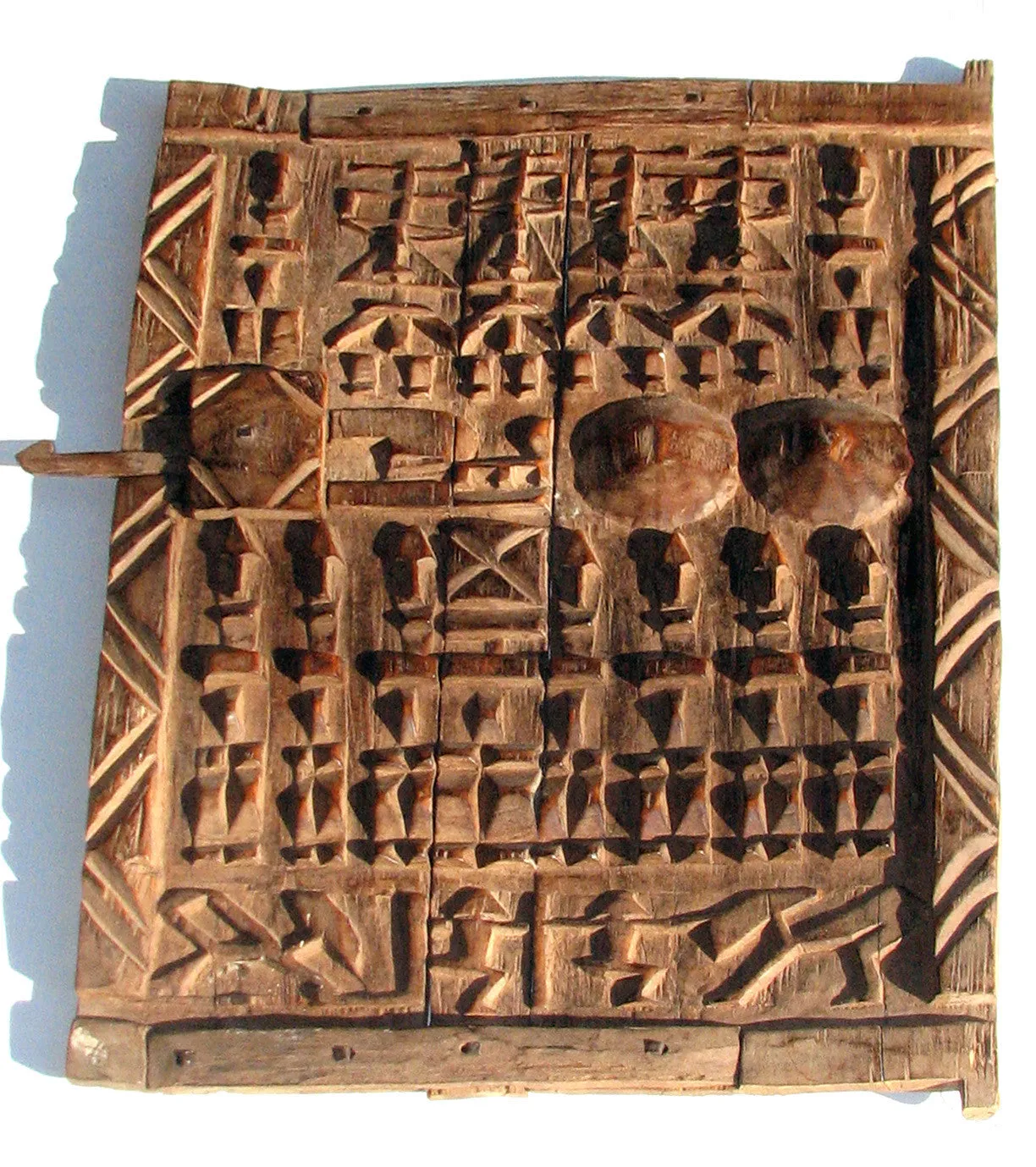 Dogon Granary Door with Ferility Symbols