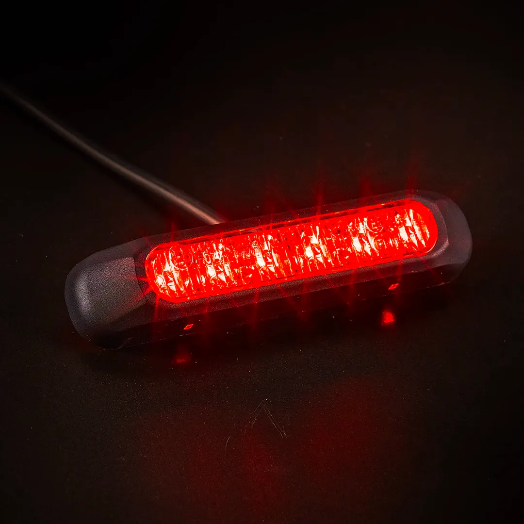 Fristom Dark Smoked Lens LED Strobe Light / Red