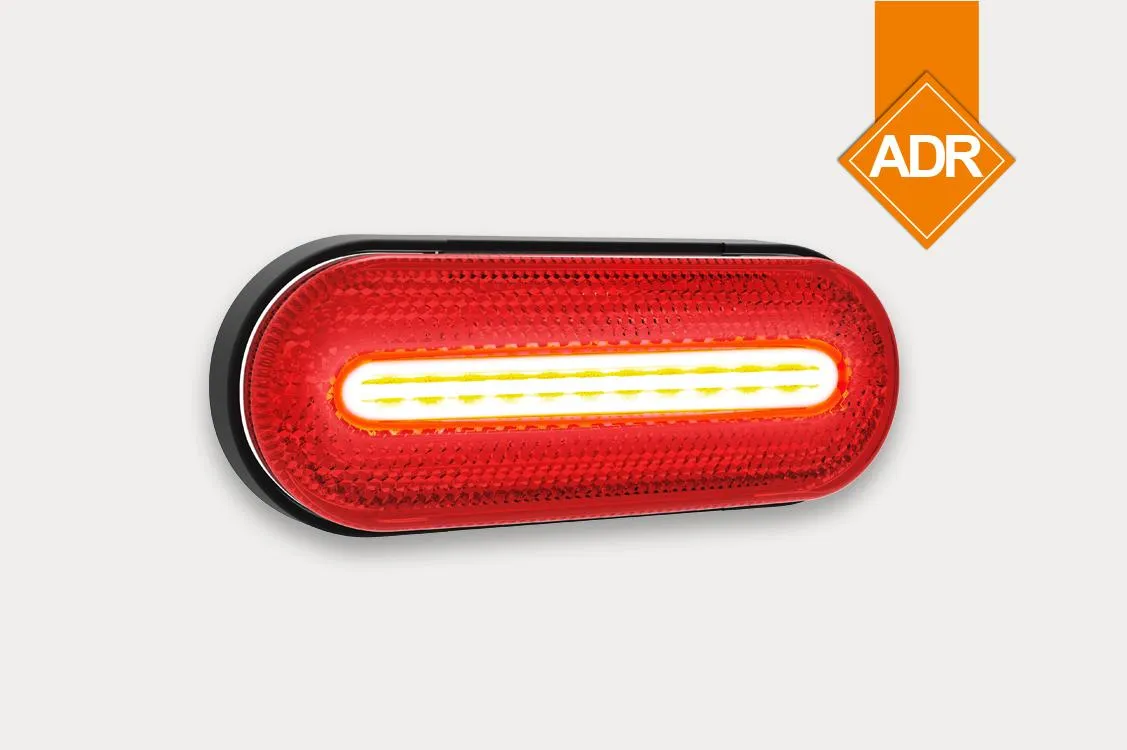 Fristom Red Rear Marker Light with LED Stripe