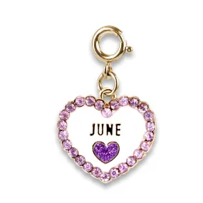 Gold June Birthstone Charm