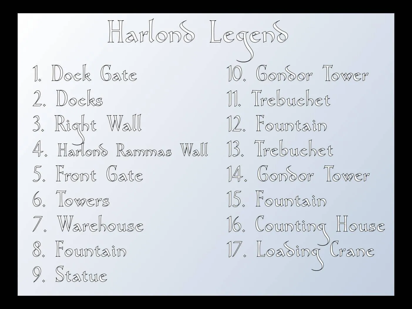 Harlond Docks - Gondor