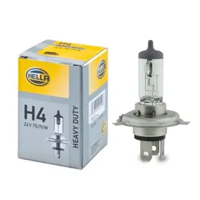 HELLA Heavy Duty 24v H4 75/70W Headlight Bulb for Trucks