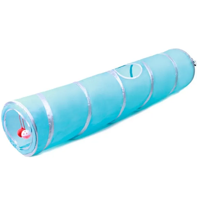 Indoor Collapsible Pet Plastic tube for Cats That Provide Hours of Exercise For Your Cats