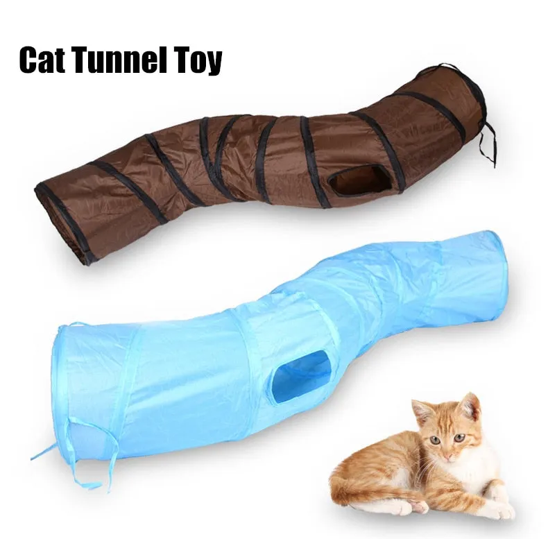 Indoor Collapsible Pet Plastic tube for Cats That Provide Hours of Exercise For Your Cats