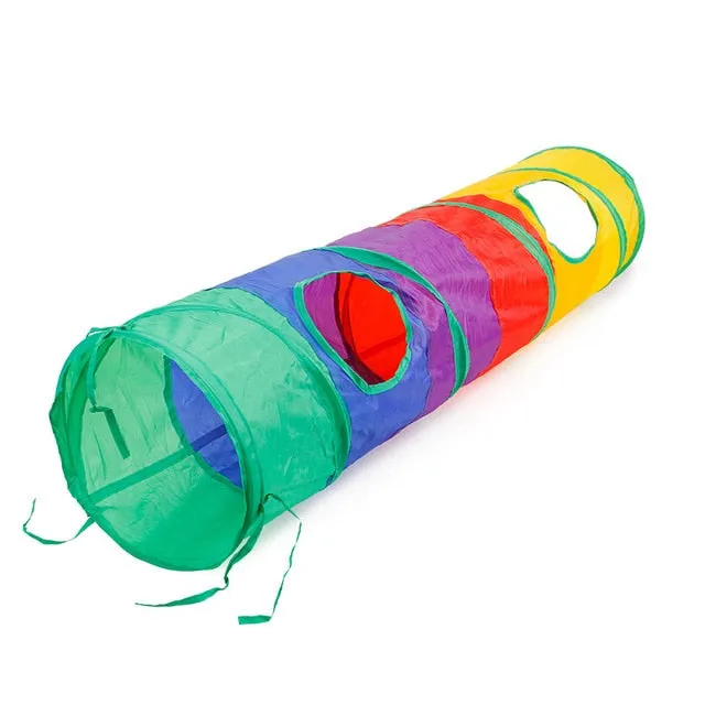 Indoor Collapsible Pet Plastic tube for Cats That Provide Hours of Exercise For Your Cats