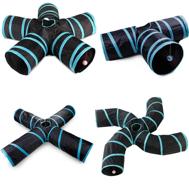 Indoor Collapsible Pet Plastic tube for Cats That Provide Hours of Exercise For Your Cats