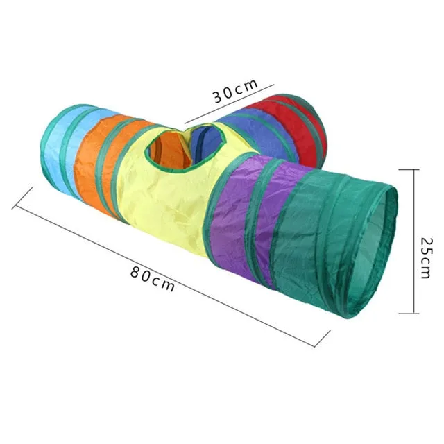 Indoor Collapsible Pet Plastic tube for Cats That Provide Hours of Exercise For Your Cats