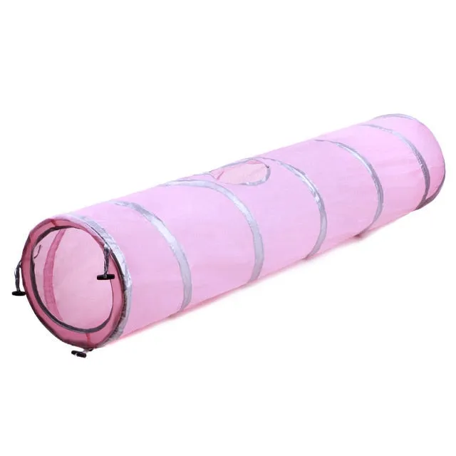 Indoor Collapsible Pet Plastic tube for Cats That Provide Hours of Exercise For Your Cats