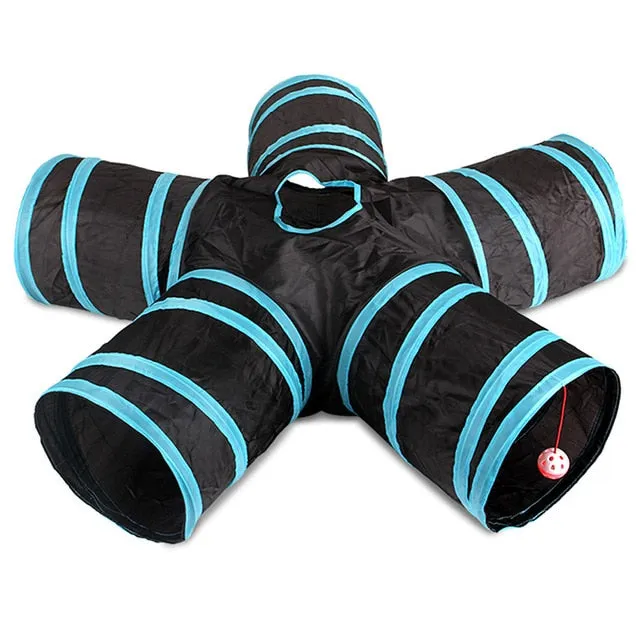 Indoor Collapsible Pet Plastic tube for Cats That Provide Hours of Exercise For Your Cats