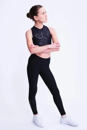 Inspire Off-Ice Leggings in Black