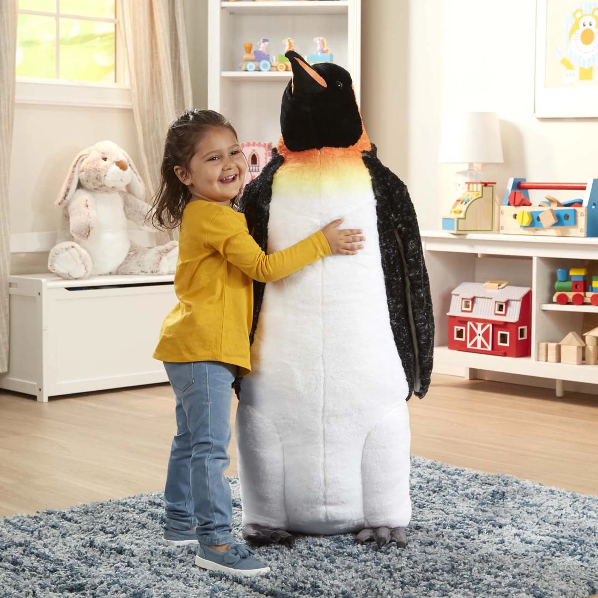 Lifelike Plush Emperor Penguin